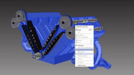 Autodesk Inventor Engine V6 simulation