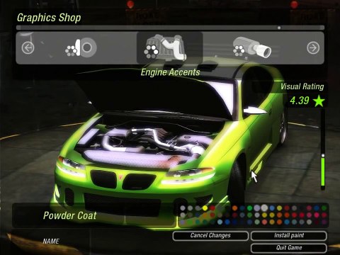 Need For Speed™ Underground 2 Tuning + Drag (Pontiac GTO)
