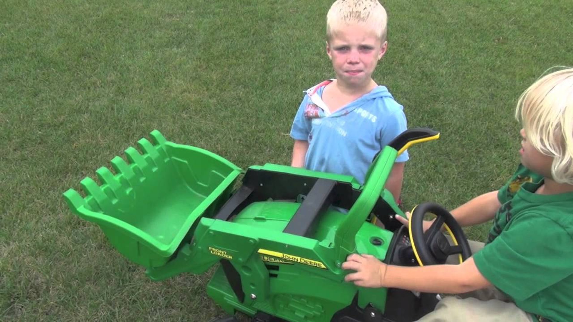 peg perego john deere front loader 12v