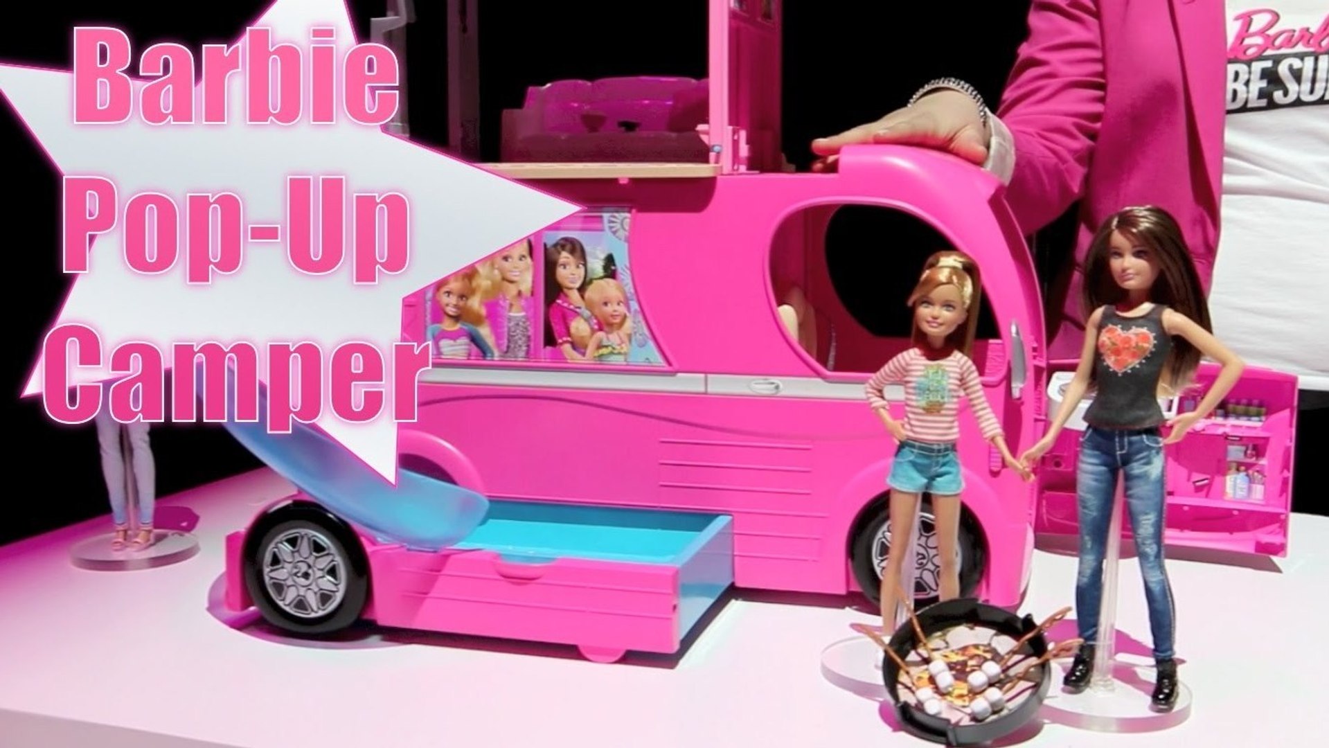 Ondraaglijk Los Schelden NEW 2015 Barbie Pop-Up Camper - video Dailymotion