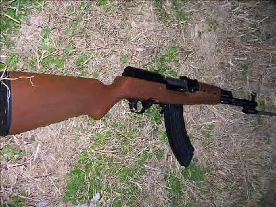 review of the airsoft shell ejecting sks rifle, AG85 video Dailymotion