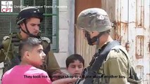 Israeli Military child dentention of a young boy in Hebron.