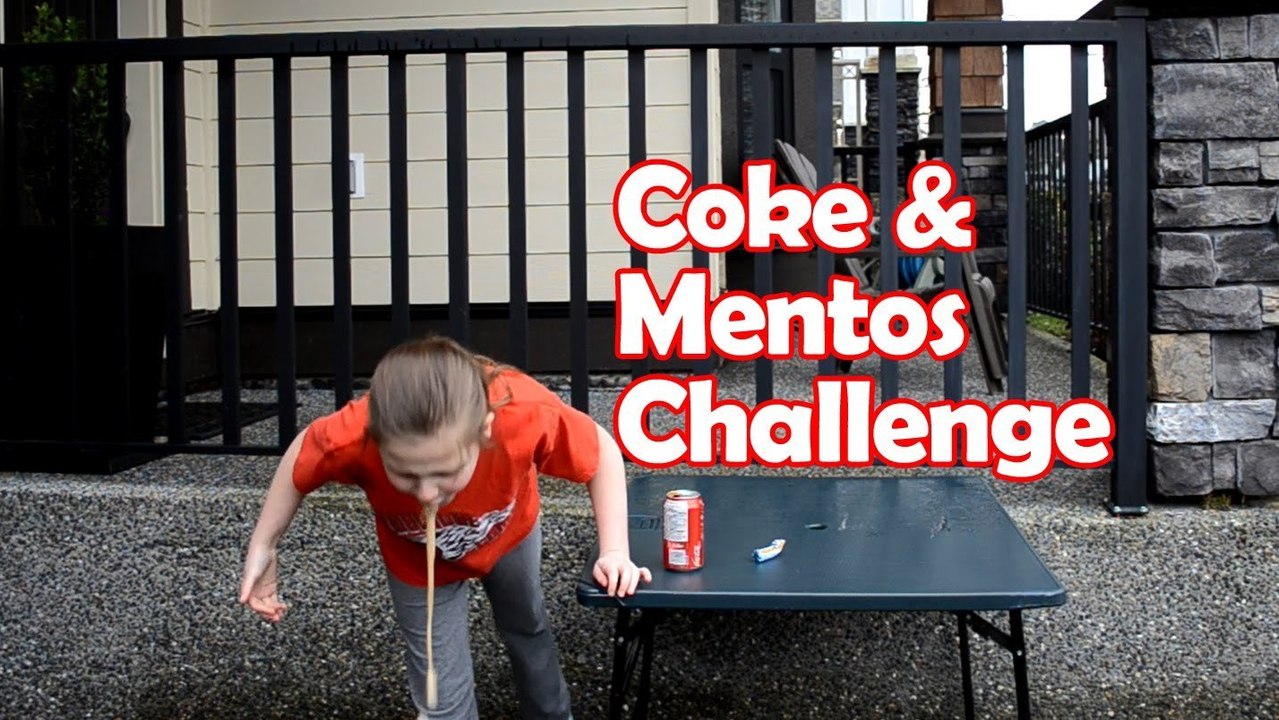 Coke And Mentos Challenge - By Bethany G