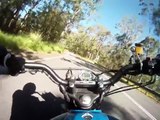1978 Honda CB400T Ride around Mt Cootha Brisbane