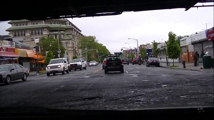 Driving around Brooklyn, New York ( Бруклин, Нью-Йорк)
