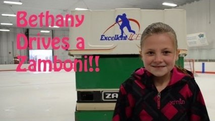 Bethany Drives A Zamboni