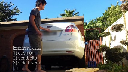 Fiesta rear seat remove