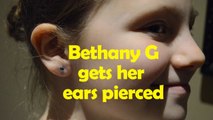 Getting My Ears Pierced - Does It Hurt? | Bethany G