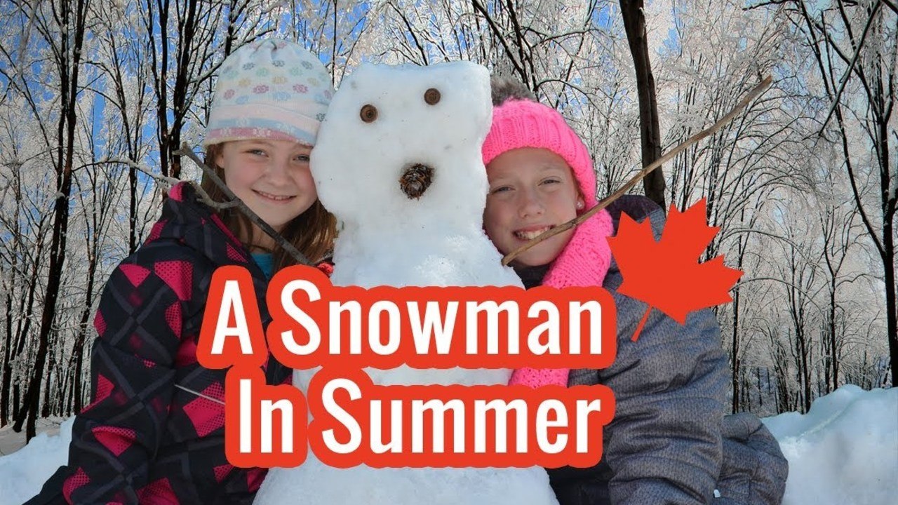 Building A Snowman in Summer & How a Green Screen Works - TruthPlusDare Extra by Bethany G