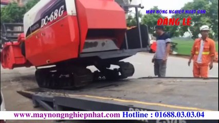 Xuất bán máy gặt DC68G đi Quế Võ Bắc Ninh Máy gặt Kubota Thái Lan đã qua sử dụng