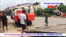 Bán máy gặt liên hợp cho khách hàng Nam Định Kubota DC70G gặt lúa đổ trũng ruộng thụt sình lầy lúa đổ ngả