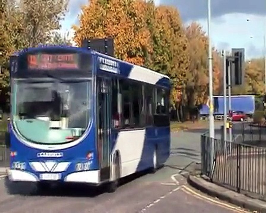 Buses seen in Birmingham