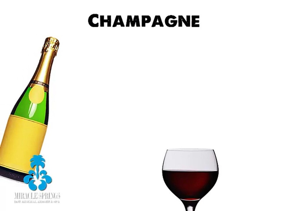 Capri Wine Menu At Miracle Springs Resort and Spa