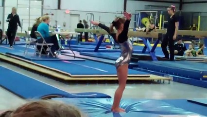Level 1 Gymnastics Competition - Katie's first meet  2010
