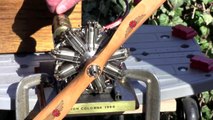1/8th Scale Running Model Bentley B.R.2 Rotary Aircraft Engine By Ron Colonna