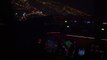 Night Flight over Cairo and Landing in CAI / cockpit view