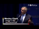 General Wesley Clark and Pentagon 7 Middle East Countries Invasion 2001 Memo