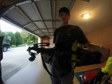 Gopro tips and tricks shooting crossbow at water jugs
