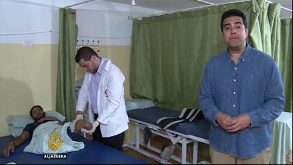 Gaza's wounded face a crippled healthcare system