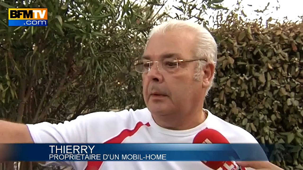 Incendie à Fréjus: des campings évacués, des mobil-homes brûlés mais pas de blessés