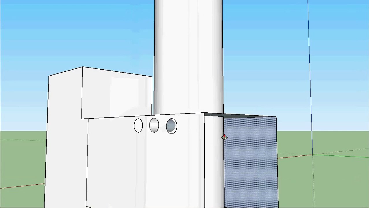 Double vortex rocket stove