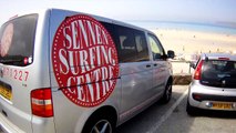 Surfing at Sennen Cove Cornwall Summer 2013 Muvi HD 10 + Waterproof Case
