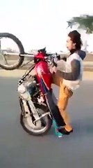 amazing one wheeling