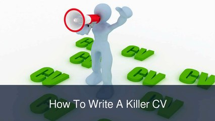 How To Write A Killer CV by FindMyDreamJobcouk
