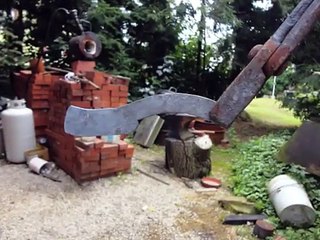 Forging A Knife From A Coil Spring