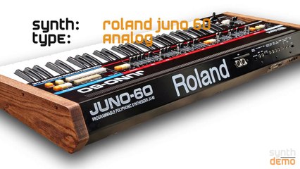 Roland Juno 60 single synth demo: The Lost Weekend