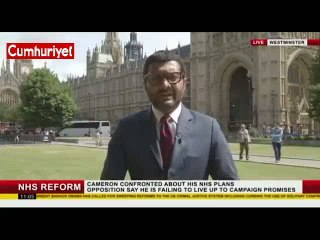 Canlı yayında sıradışı şov