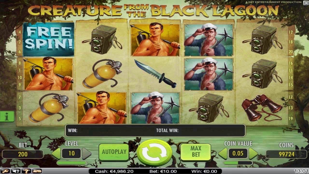 CasinoBedava'dan Creature from the Black Lagoon slot oyunu tanıtımı