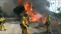 Santiago Fire -- Fighting fire with fire