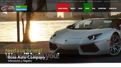 Boss-auto informacion detallada y registro en español