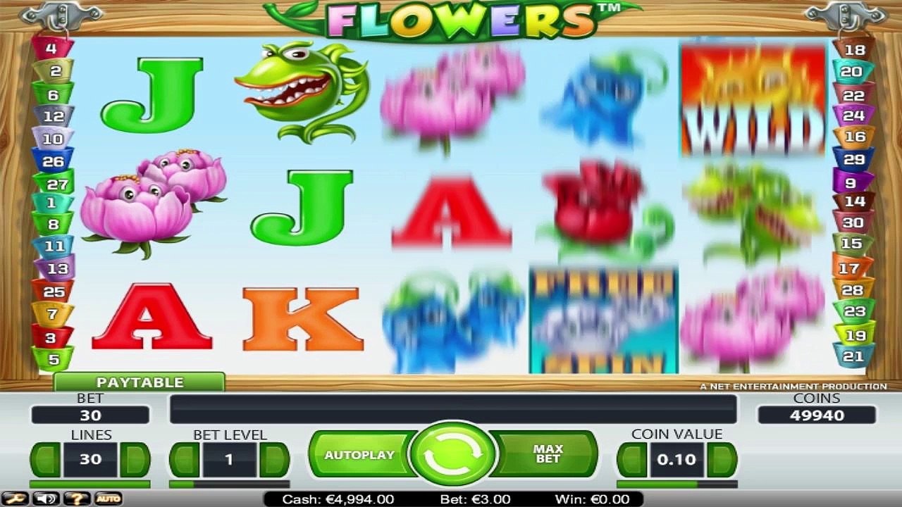 CasinoBedava'dan Flowers slot oyunu tanıtımı