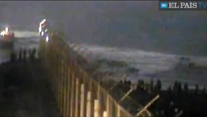 Vidéo enregistrée lorsque 15 immigrants sont morts noyés à Sebta