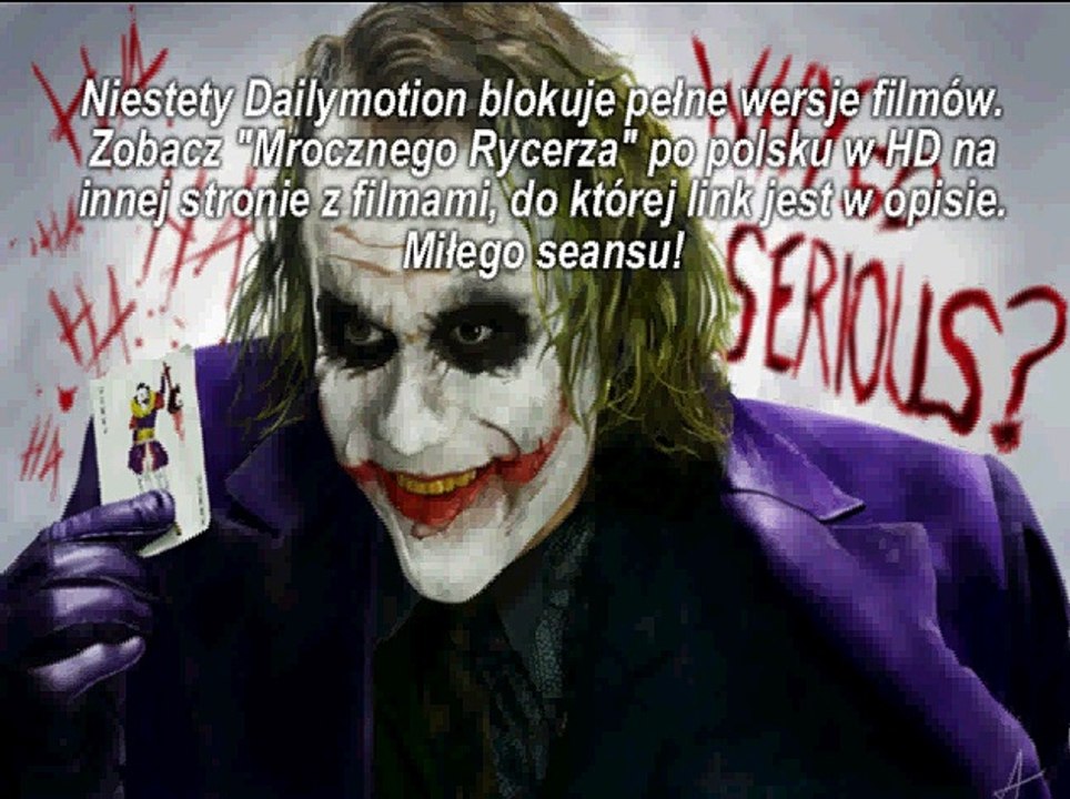Mroczny Rycerz (2008) online cały film po polsku w HD / Lektor PL