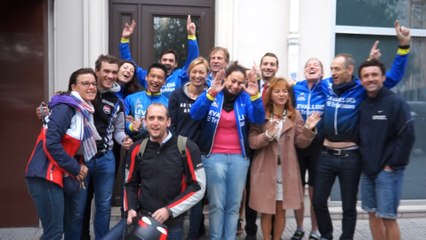 NORSEMAN départ de Levallois pour Stéphanie du LSC