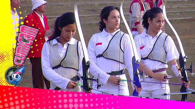 Tara Basro dan Chelsea Islan Berlatih Panah - Cumicam 27 Juli 2015