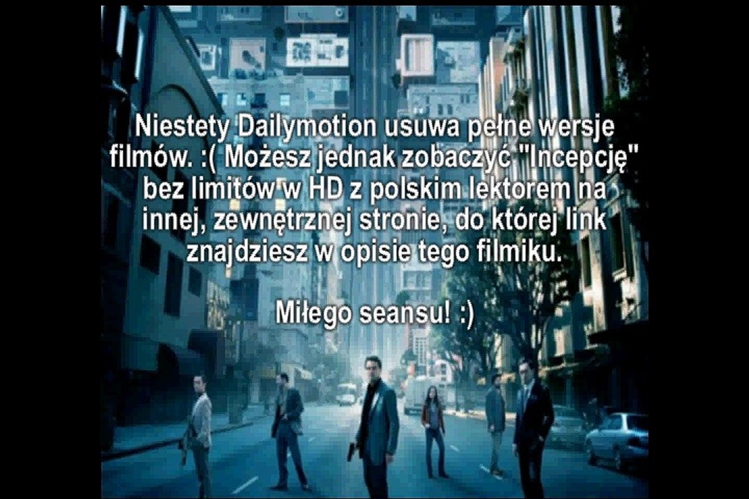 Incepcja (2010) cały film po polsku bez limitów w HD / Lektor PL