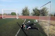 porteros ejercicios basicos (la red) goalkeeper