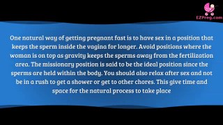 5 Natural Tips on Getting Pregnant