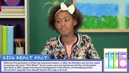 Quand des enfants découvrent le premier iPod