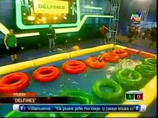 Combate - La Pantera Zegarra se desmaya en plena competencia "Delfines" 14/04/2013