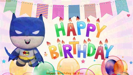 Happy Birthday Song Funko Batman Fabrikations | Children Songs Nursery Rhymes and Kids Songs