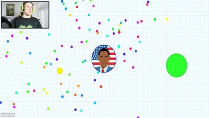 AGARIO PLAYING AS BARACK OBAMA - Funny Moments