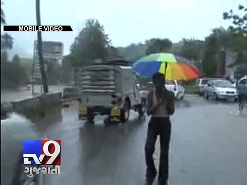 Heavy rain cripples life in Mount Abu- Tv9 Gujarati