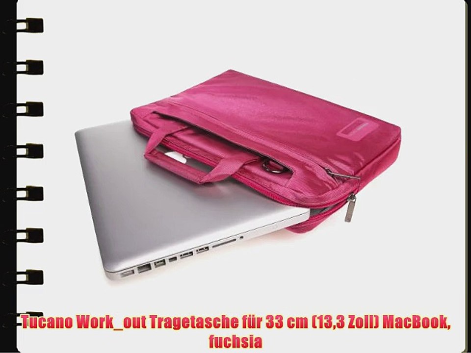 Tucano Work_out Tragetasche f?r 33 cm (133 Zoll) MacBook fuchsia
