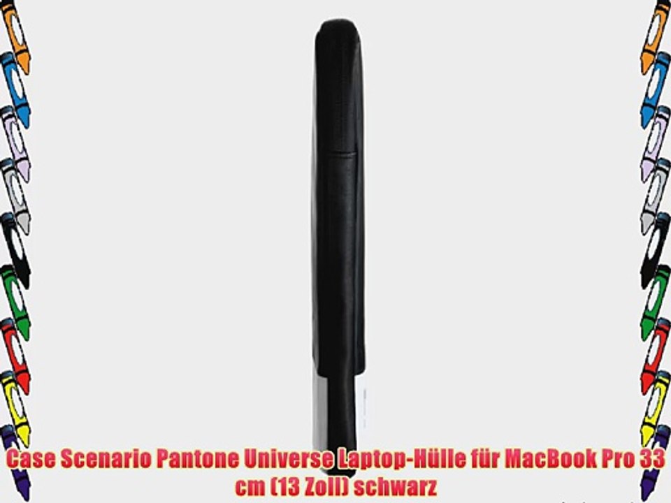 Case Scenario Pantone Universe Laptop-H?lle f?r MacBook Pro 33 cm (13 Zoll) schwarz