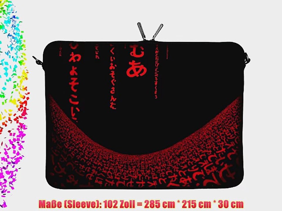 Digittrade Red Matrix 109-10 Designer Notebooktasche Neopren Netbook H?lle Tablet Sleeve iPad